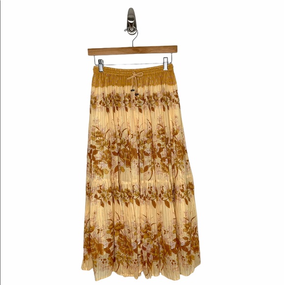 Spell & The Gypsy Collective | NWT Coco Lei Midi Skirt in Caramel Small - Picture 2 of 14